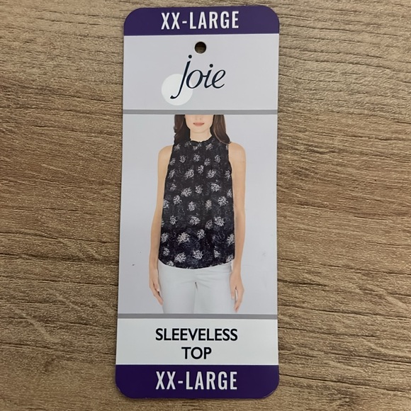 Joie sleeveless flowy top. Size XXL NWT - Picture 8 of 9